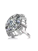 Ring Cubic Zirconia 925 Silver Vintage VRC043s